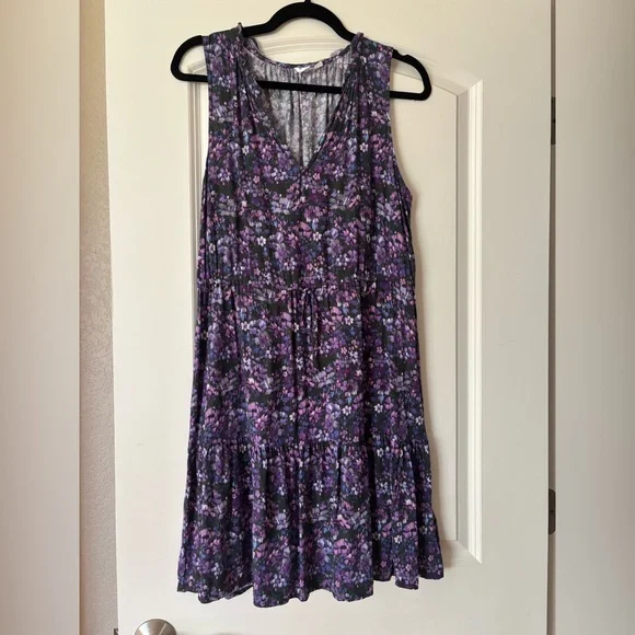 GAP Purple Floral Dress - Picture 1 of 3